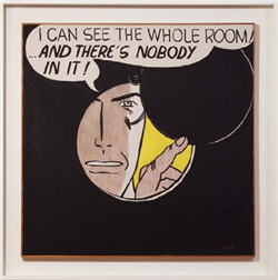 Roy Lichtenstein: Látom az egész szobát, és nincs benn senki