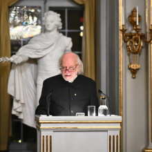 Angyalokról beszélt Stockholmban Krasznahorkai László