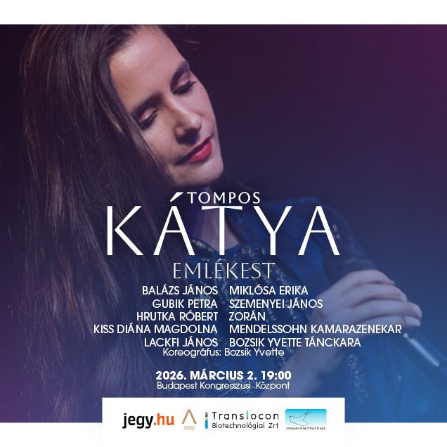 Tompos Kátya emlékest a színésznő tiszteletére