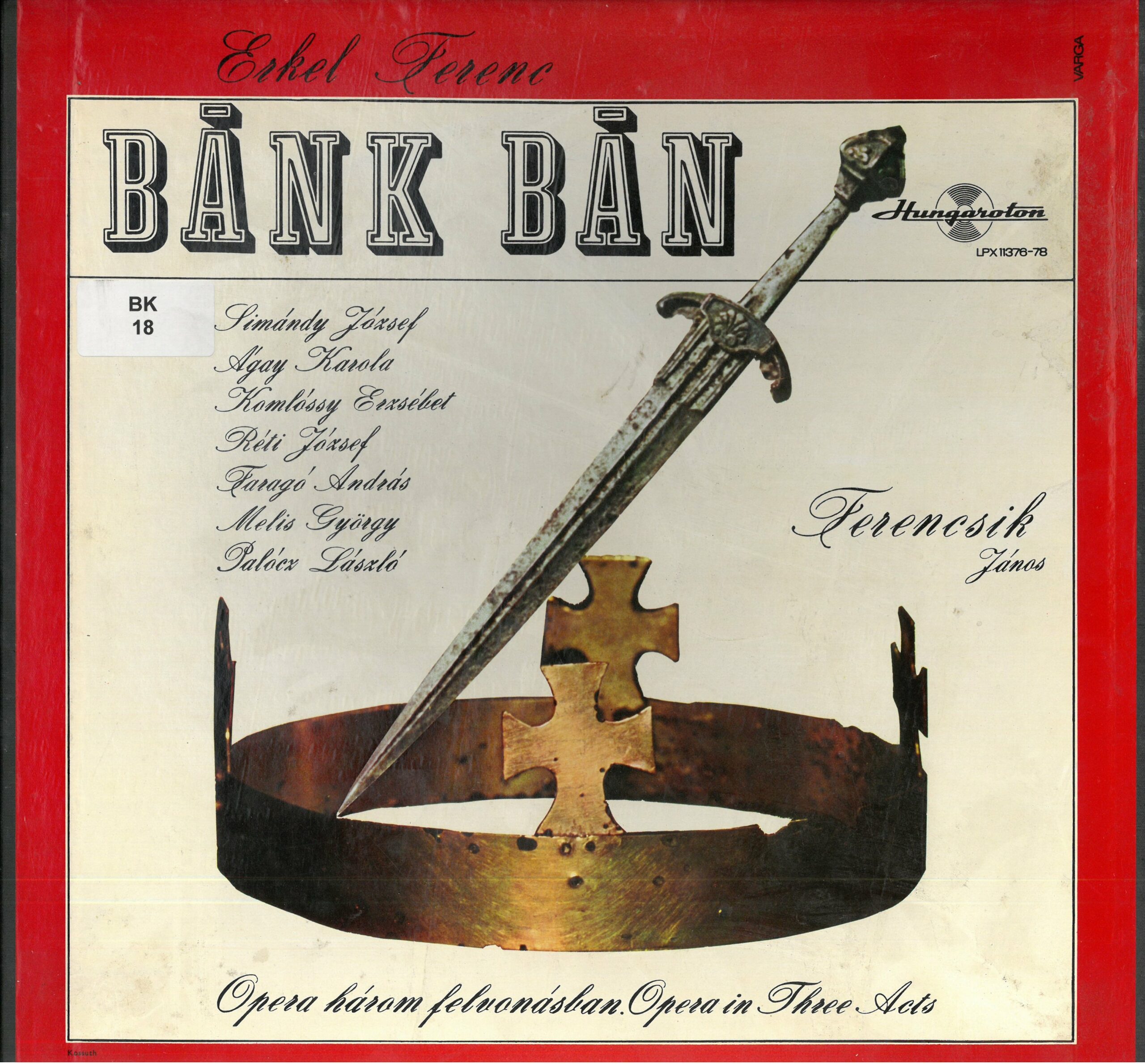 A Bánk bán című opera a Zeneakadémián