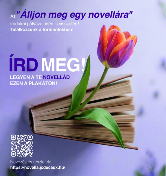 Álljon meg egy novellára! pályázat