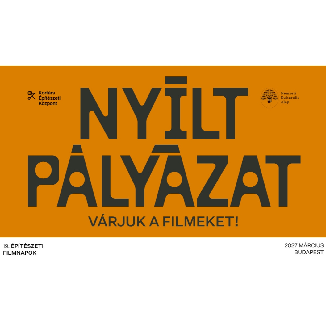 Nevezd a filmed a Budapesti Építészeti Filmnapokra!