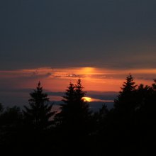 A Badeni-tó felett az ég....