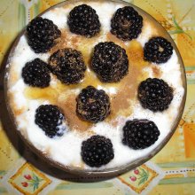 Gyümölcsjoghurt-mandala