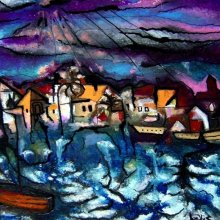 Stormy Coast of Sutivan