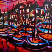 Dawn at Old Port of Copenhagen