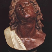 Romolo del Taddának tulajdonítva: A haldokló Nagy Sándor mellszobra, Firenze, Museo Opifico Pietre Dure