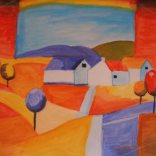 Red trees - 2008
