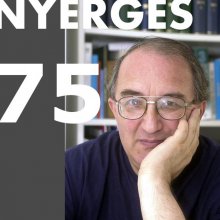 Nyerges 75: Nyerges András köszöntése a Petőfi Irodalmi Múzeumban
