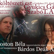Jazzköltészeti est a Gödör klubban