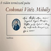 Csokonai-kiállítás nyílt Csurgón
