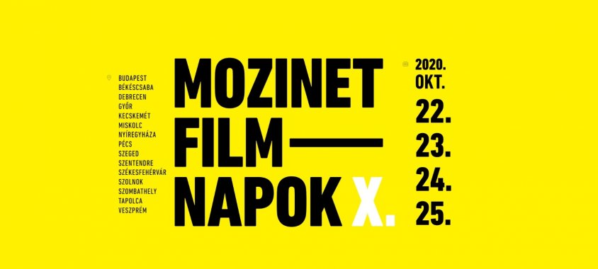 TIZENÖT VÁROSBAN RENDEZIK MEG A MOZINET FILMNAPOKAT