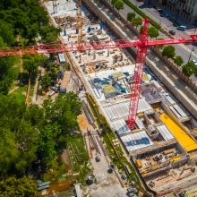 Liget Budapest - Átadták a Múzeum Mélygarázst