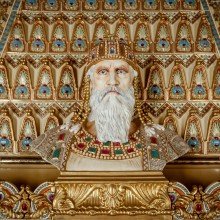 Az utolsó simításokat végzik a Budavári Palota Szent István-termén