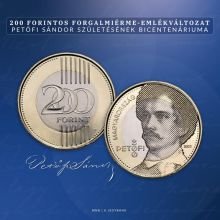 Petőfi-emlékérméket bocsátott ki az MNB