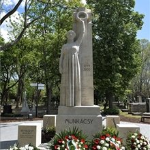 Felavatták Munkácsy Mihály síremlékét