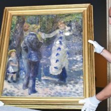 Már a Szépművészetiben Renoir A hinta című festménye