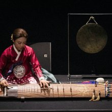 Koreai zenészek az Eiffel Műhelyházban