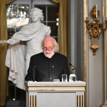 Angyalokról beszélt Stockholmban Krasznahorkai László