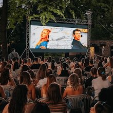 Kertmozis vetítés a Városligetben