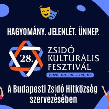 Sokszínű program a 28. Zsidó Kulturális Fesztiválon
