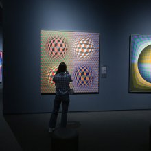 Vasárnap zár a Szépművészeti Vasarely-kiállítása