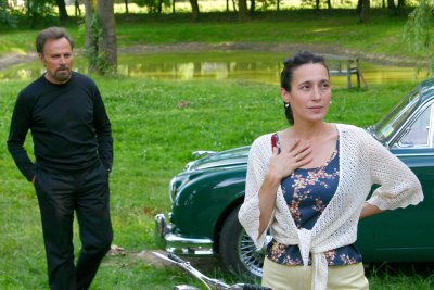 Nyakó Júlia és Franco Nero Almási Tamás Márió, a varázsló című filmjében