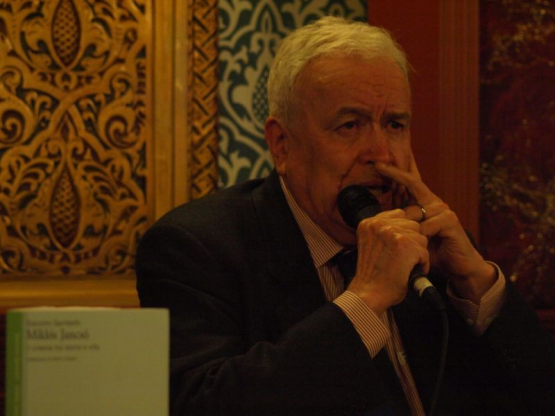 Giacomo Gambetti a könyvbemutatón (Fotó: Fodor Csaba)