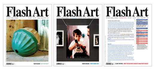 Flash Art borítók