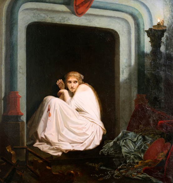 Emile Signol, Lamermoor mennyasszonyának őrülete, 1850, Tours, musée des Beaux-Arts © Photo P. Boyer - Montlouis sur Loire