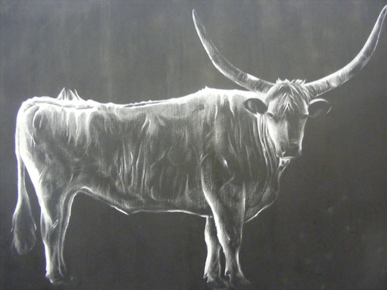 Árvai Judit - Feketén-fehéren, olaj, vászon, 150x200cm.