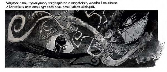 Lencsilány és az elhasznált ember (részlet)