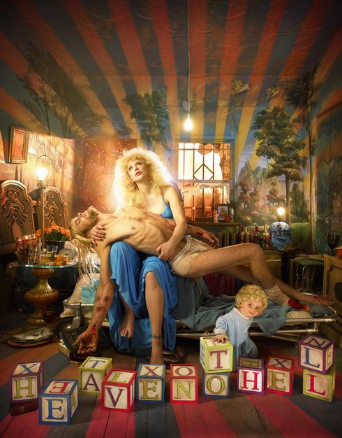 Pieta with Courtney Love (C) David Lachapelle & Fred Torres Collaborations