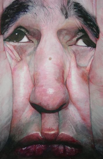 Tanka Péter: Albérlet II. (2011) akvarell, papír
