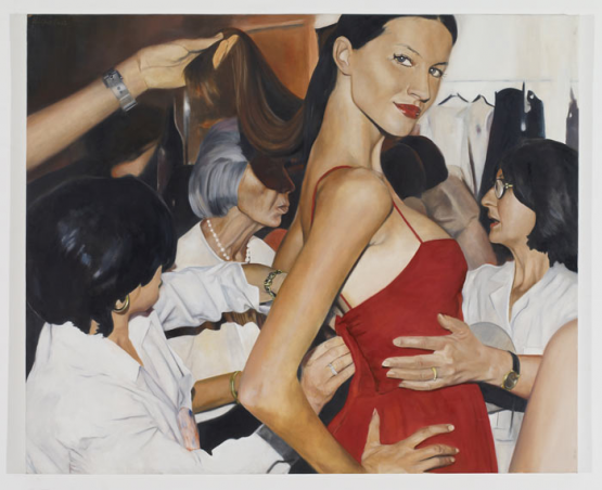 Adorján Attila - Irány a címlap, 100x120 cm, 2007.