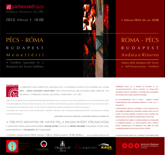 Róma – Pécs Budapest, Menettérti Róma – Pécs Budapest, Menettérti