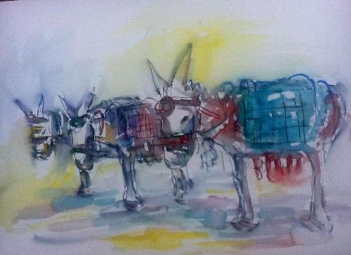 Miriam Hathout: Donkeys