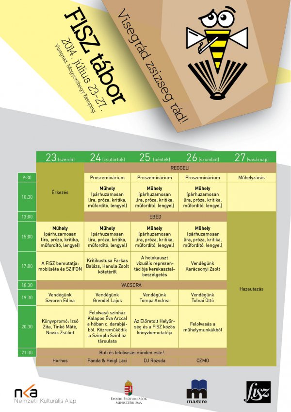 FISZ tábor 2014 program