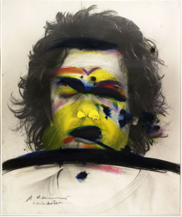 Arnulf Rainer, Face Farces: Farbstreifen / Faces Farces: Színcsíkok, 1972 © Albertina, Wien, 2014
