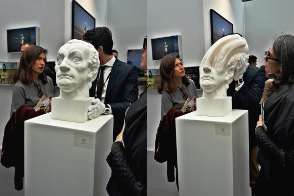 Louis Hongbo szobrai
