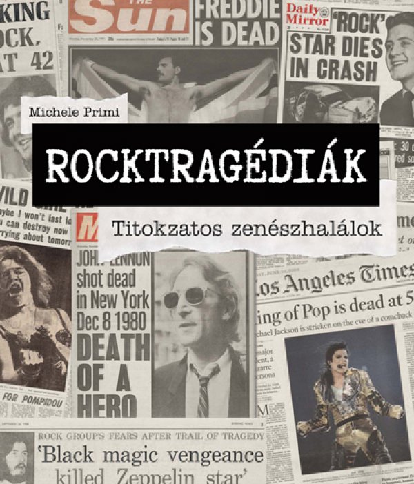 Rocktragédiák - könyvborító