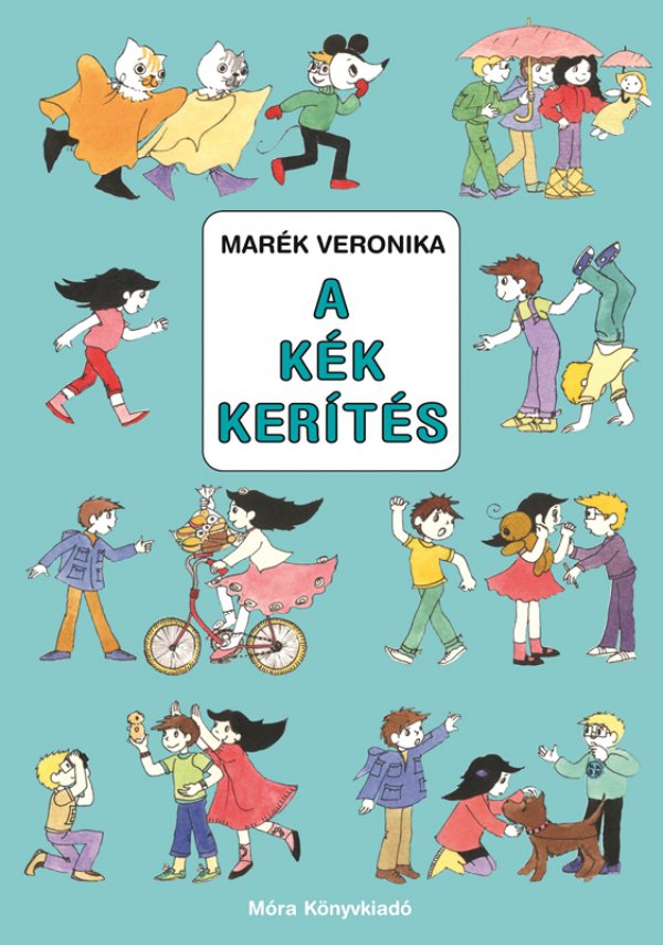 A kék kerítés - könyvborító