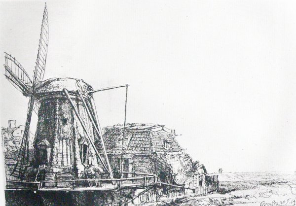 Rembrandt: Die Windmühle