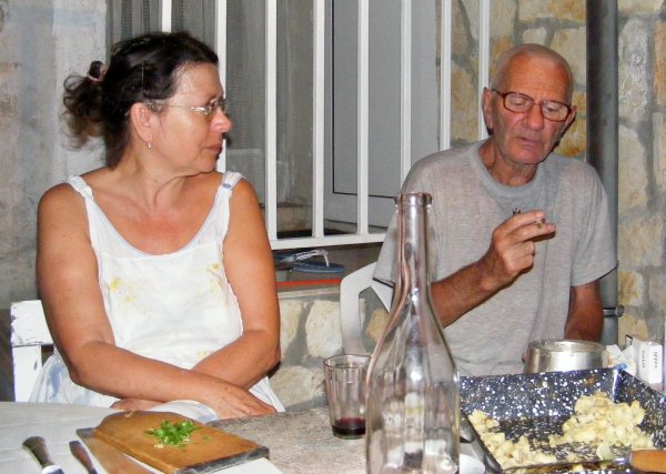 Kati és Rezső (Hvar, 2012) Fotó: Falcsik Mari