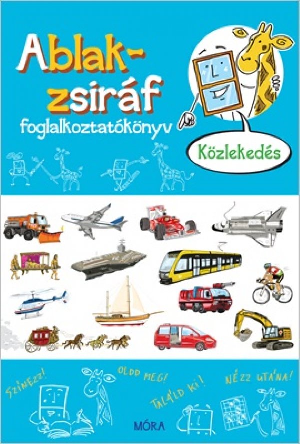 Ablak-zsiráf foglalkoztatókönyv – közlekedés