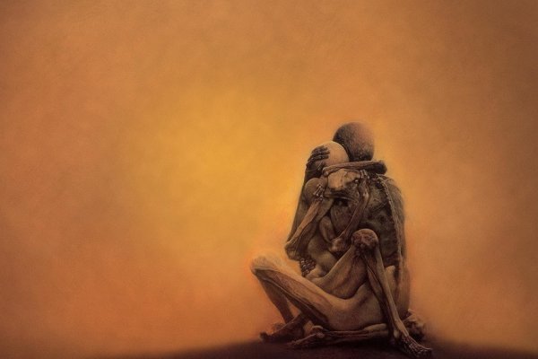 Zdzislaw Beksinski: Pár