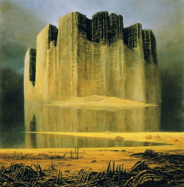Zdzislaw Beksinski: Piramis