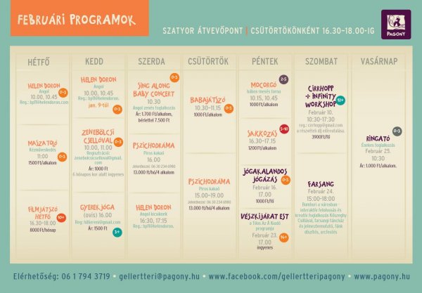 Programnaptár
