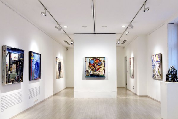 Ujházi Péter: Labirint, 2018 - enteriőr, fotó: Várfok Galéria