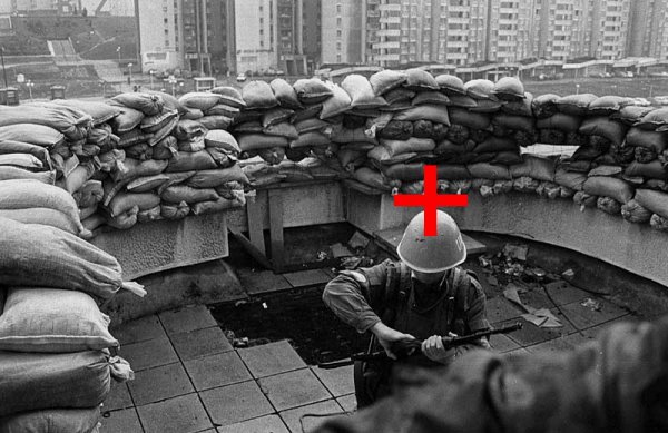 Szarajevó (Fotó: Oleksandr Klymenko, 1994)